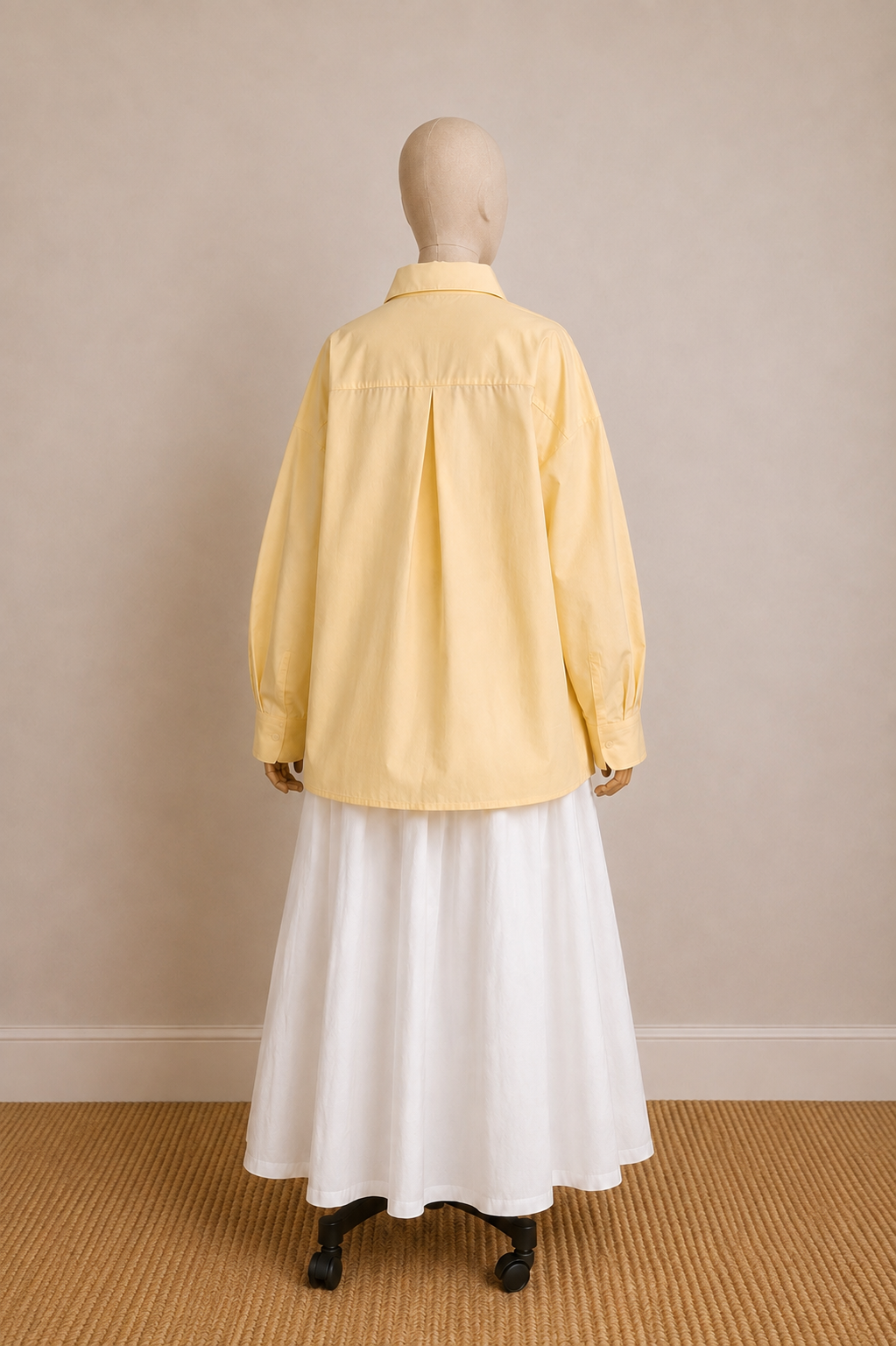 Faiza 100% Cotton Wrap-Front Shirt