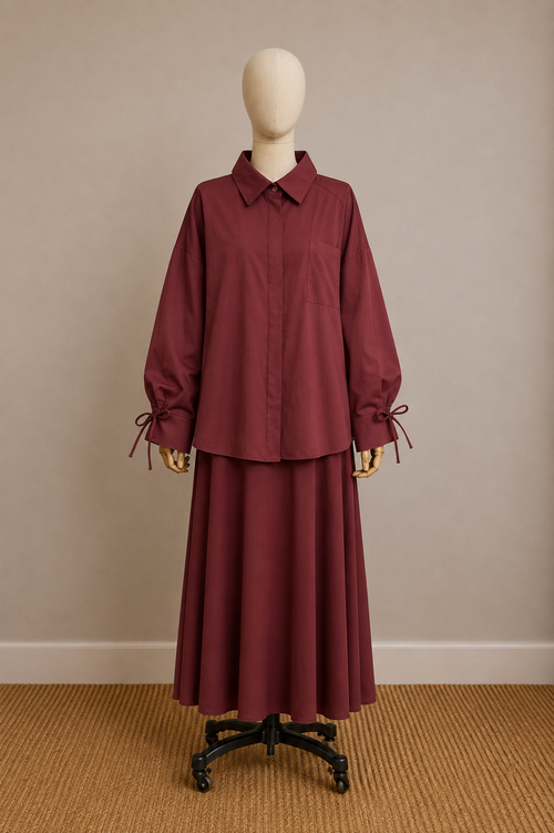 Marwa 100% Cotton Oversized Shirt