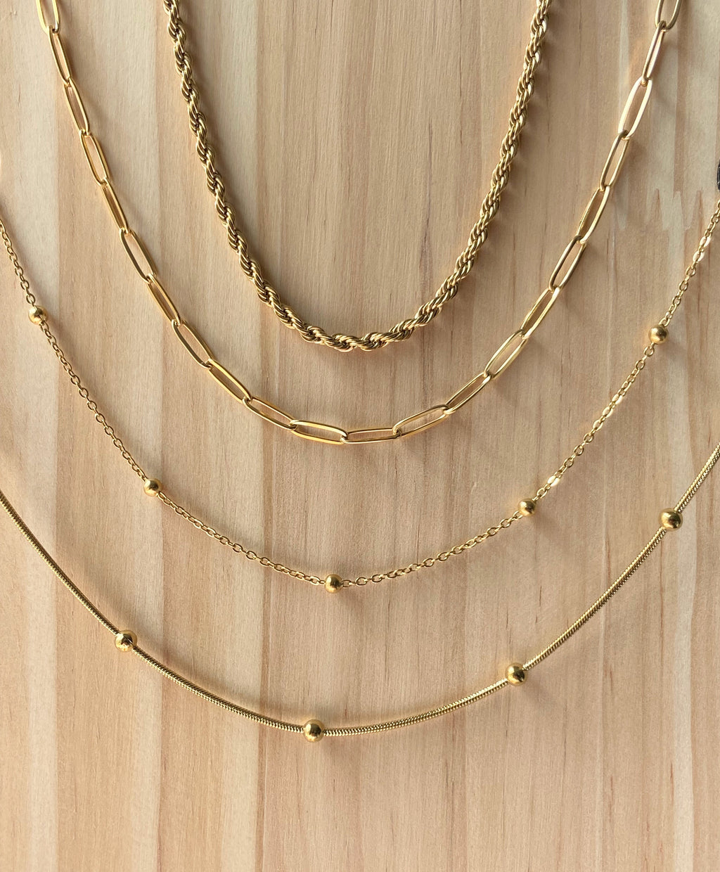 Golden Layered Chains