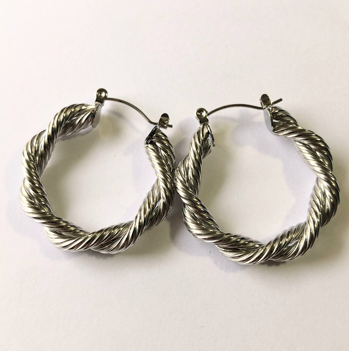 Twisted Hoop Earrings